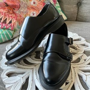 Dr. Martens Black Buckle Shoes Women’s 7